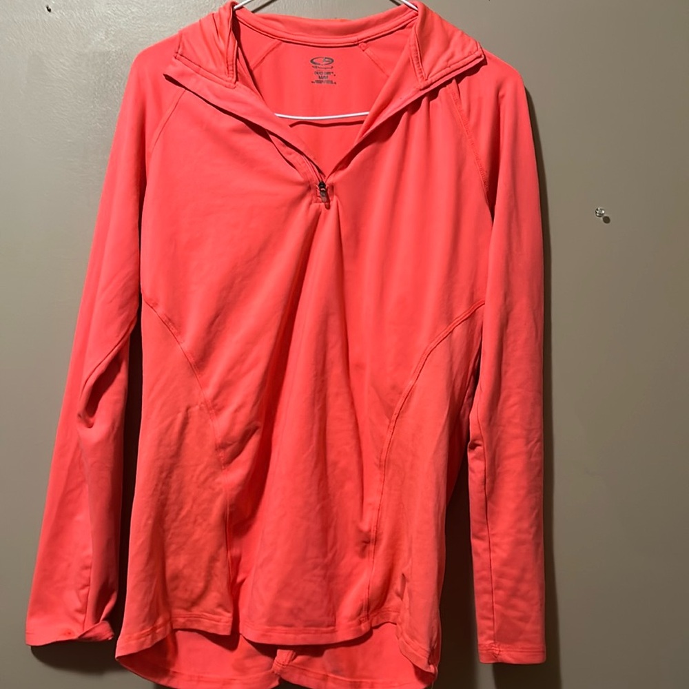 champion thermal zip up pullover